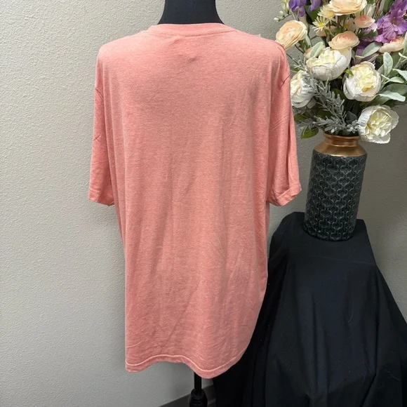 Bella Canvas Pumpkin Stack Tee Coral 2XL Fall Graphic T-Shirt Soft - Picture 3 of 7